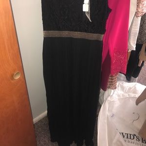 NWT Ya LA maxi semi formal dress with open back